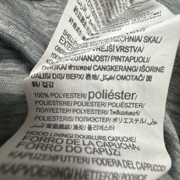 Under Armour Storm Girls Coldgear Heathered Gray Hooded Sweatshirt YSM School - Picture 14 of 14